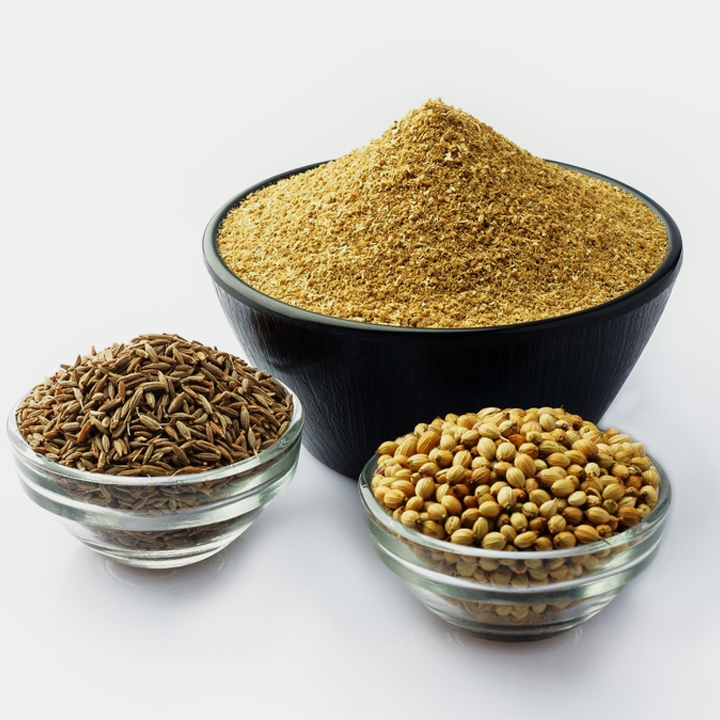 ground spices cumin coriander powder